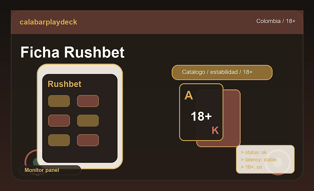 Visual editorial de Rushbet